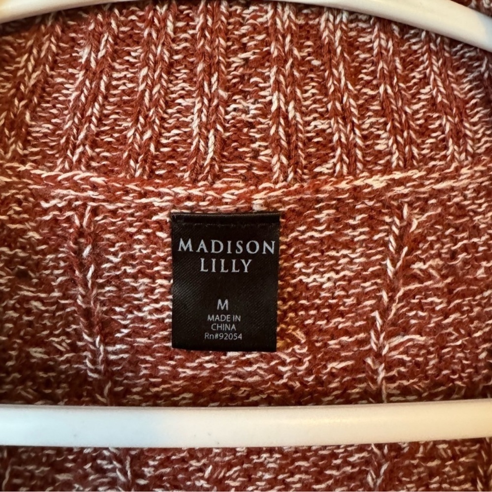 Women's Black Patterned And Red Solid Open Front … - image 6